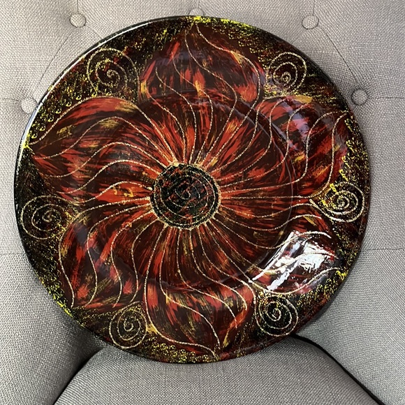 NWOT Handmade pottery table centerpiece or wall art. - Picture 2 of 11